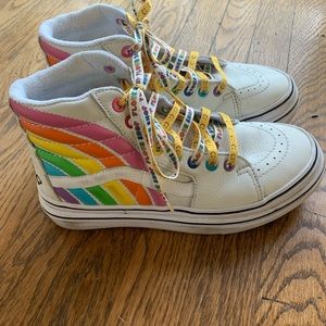 Pre-loved Vans Rainbow shoes
